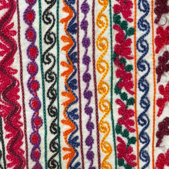 Vintage 80s western Tarazzia Internationale Embroidered buttons up shirt size L - Picture 4 of 8